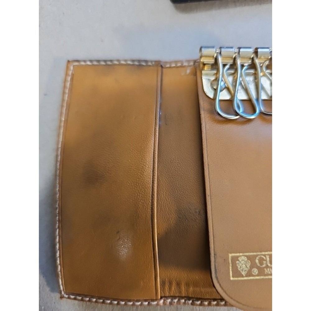 2 Vintage Gucci Keychain Mini Pouch Wallets in Good Condition - Picture 5 of 12